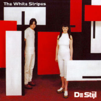 Album art from De Stijl by The White Stripes