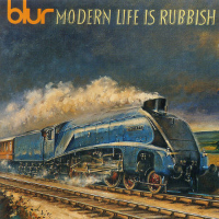 Album art from Modern Life Is Rubbish by Blur