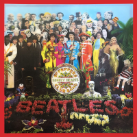 Album art from Sgt. Pepper’s Lonely Hearts Club Band by The Beatles