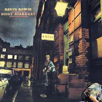Album art from The Rise and Fall of Ziggy Stardust and the Spiders from Mars by David Bowie